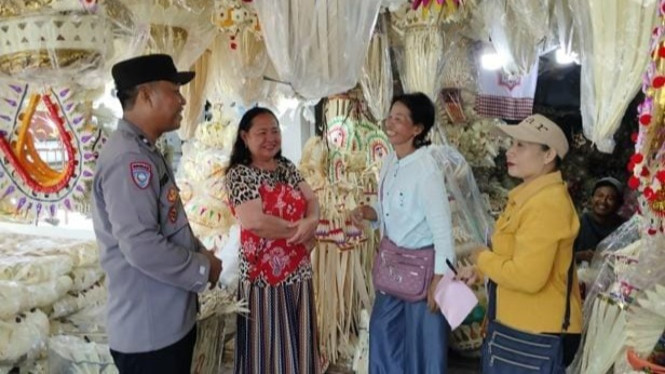 Kegiatan Binluh Kamtibmas di Pasar Tradisional