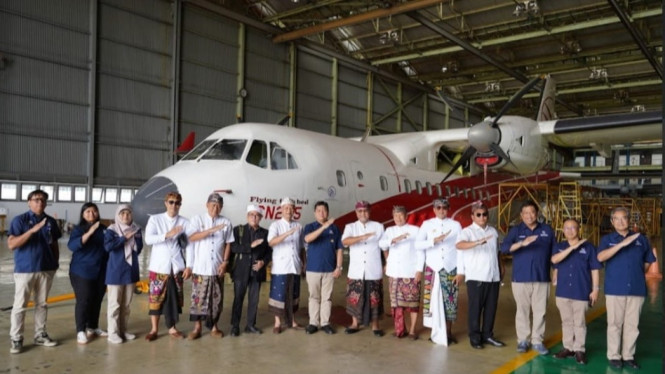 Penglingsir se-Bali Kunjungi PT Dirgantara Indonesia