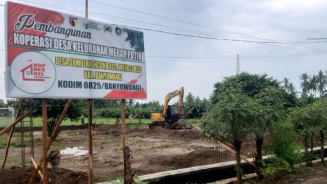 Pembangunan KDMP Desa Sumber Kencono kembali dilanjutkan