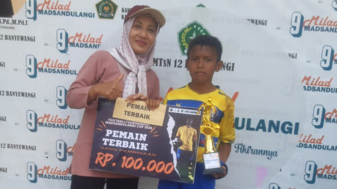 Pemain terbaik Madsandulangi Cup 2026, Reyhan Dimas