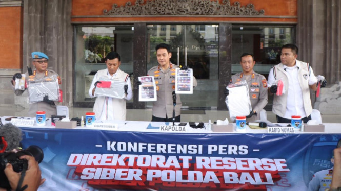 Kapolda Bali Merilis Pengungkapan Judi Online