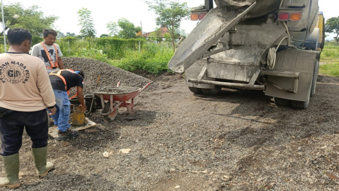 Proyek pembangunan KDMP Sidodadi, Wongsorejo, Banyuwangi, Jawa Timur