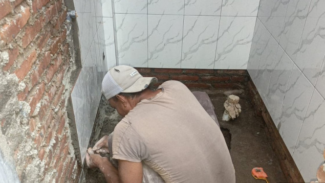 Pengerjaan Pembangunan di KDMP Sidodadi