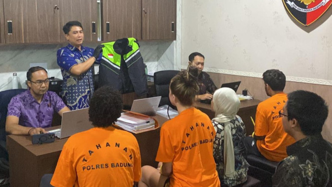 3 Tersangka WNA Kasus Produksi Konten Porno Ditahan Polres Badung