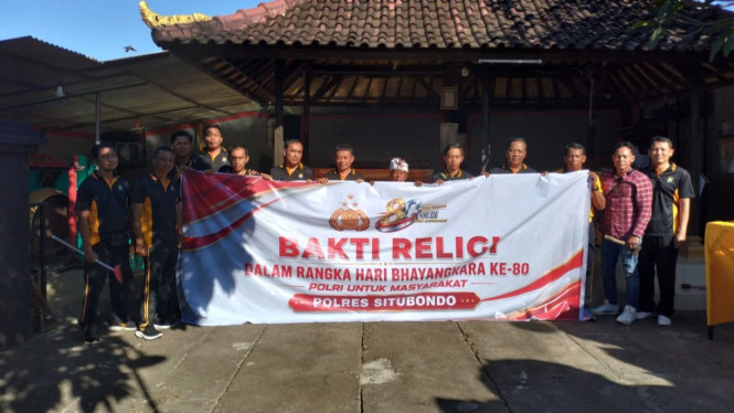 Sambut Hari Bhayangkara ke-80, Polres Situbondo Gelar Bakti Religi Serentak di Tempat Ibadah