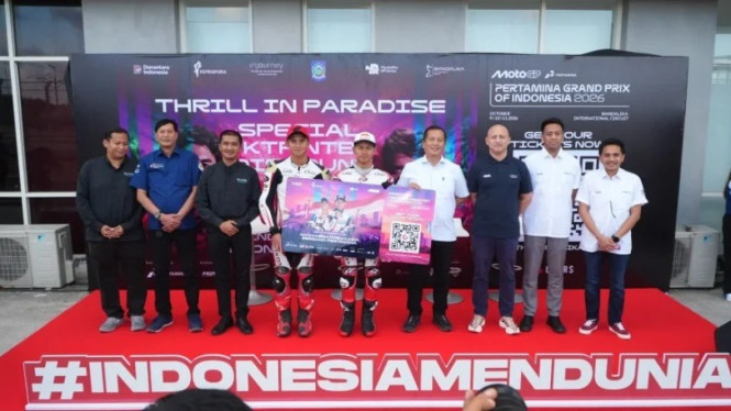 MGPA dan ITDC meluncurkan program diskon harga 50 persen tiket MotoGP, Syaratnya KTP NTB
