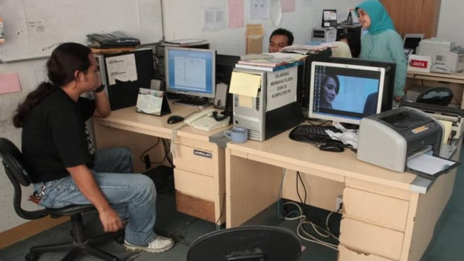 Suasana di sebuah kantor