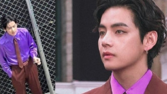 Beredar Foto Kim Taehyung atau V BTS Merokok di Grammy Awards 2022