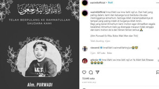 Innalillahi, Pelawak Purwadi Pemeran Rita Warintil Meninggal Dunia