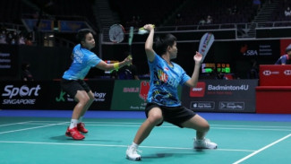 Duet Maut Apriyani-Fadia Melaju Ke Final Singapore Open 