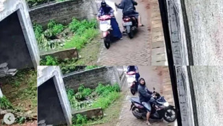 Viral! Wanita Bercadar Jadi Korban Begal Payudara di Ciputat