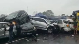Korban Kecelakaan Beruntun KM 92 Tol Purbaleunyi Capai Puluhan