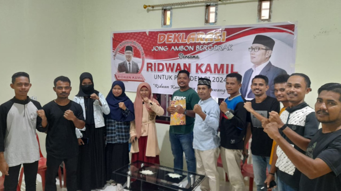 Jong Ambon Bergerak Deklarasi Dukungan Pilpres 2024