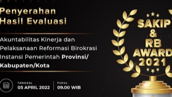 Jabar Berhasil Pertahankan Predikat A Pada SAKIP & RB Award 2021