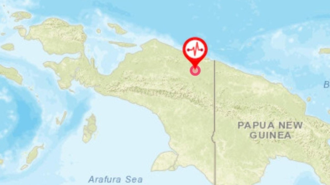 gempabumi terkini mengguncang Jayapura Papua
