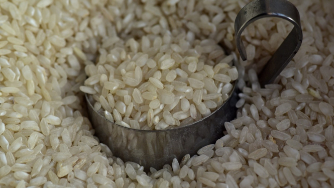 Ilustrasi beras, bisa dijadikan barang untuk Zakat Fitrah.