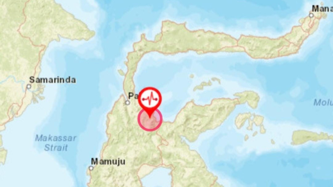 ilutrasi gempabumi Poso Sulawesi Tengah