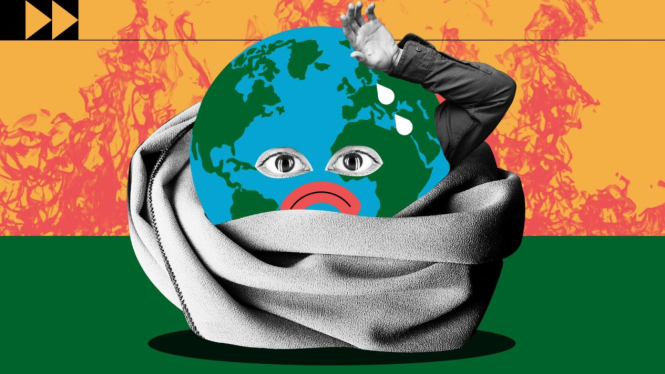 Logo Perubahan Iklim Google Doodle berpetapan dengan Hari Bumi