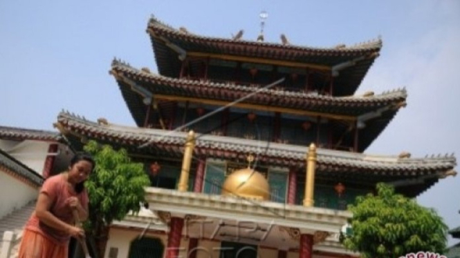 Mesjid Tan Kok Liong dengan gaya Arsitektur Tionghoa di Bogor