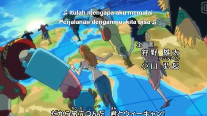 Tangkap layar anime One Piece