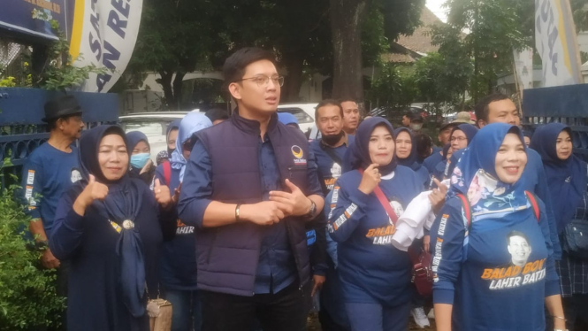 Boyke Lutfiana Syahrir di DPW NasDem Jabar