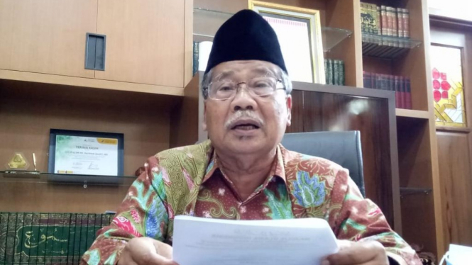 Ketua MUI Jawa Barat Rahmat Safei
