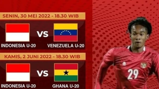 Link Live Streaming Indonesia vs Ghana