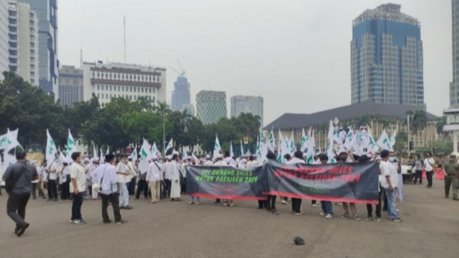 Aksi unjukrasa FPI Palsu di Jakarta