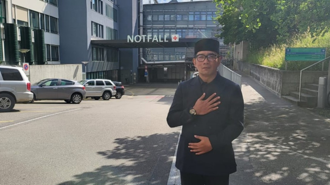 Ridwan Kamil Usai Melihat Jenazah Emmeril Kahn Mumtadz, di Swiss.