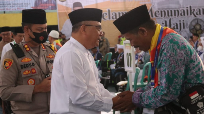 Pelepasan Jemaah Calon Haji Asal Kabupaten Sukabumi