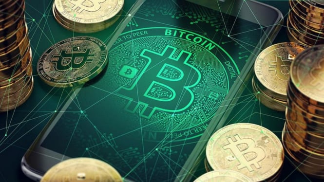 Ilustrasi aset kripto Bitcoin (BTC)