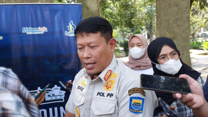 Kepala Bidang PPHD Satpol PP Kota Bandung, Idris Kuswandi