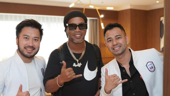 Rudy Salim, Ronaldinho, dan Raffi Ahmad