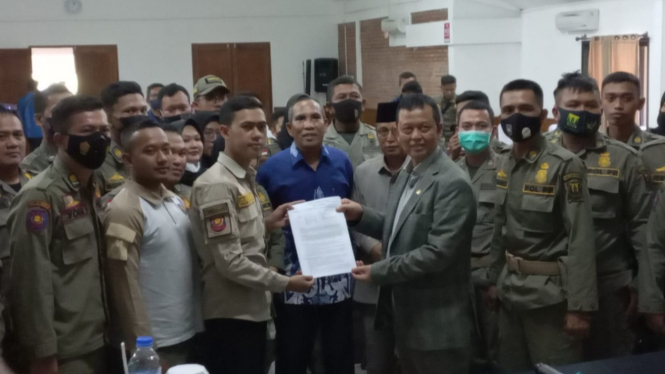 Penyampaian aspirasi dari FKBPPPN DPD Kabupaten Sukabumi