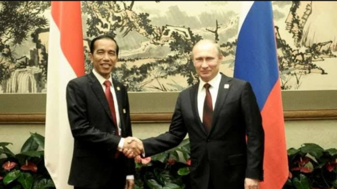 Misi perdamaian, Jokowi temui Putin di Rusia