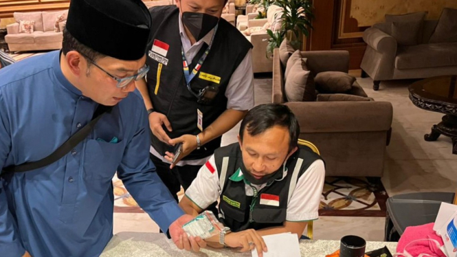 Gubernur Jawa Barat Ridwan Kamil Tinjau Jamaah Haji