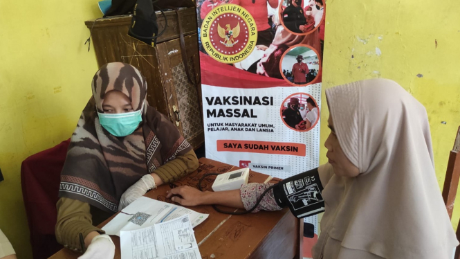 Vaksinasi BIN Daerah Jabar di Sukabumi