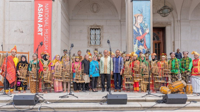 Tim Muhibah Angklung di Washington