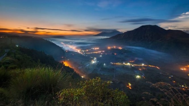 Wisata panorma alam Gunung Batur Bali