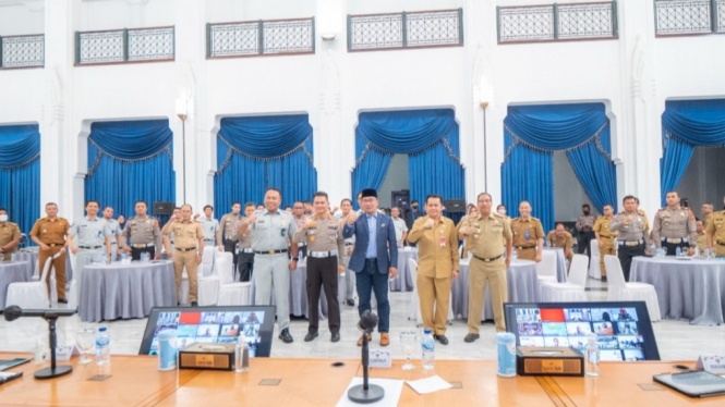 Sosialisasi Tim Pembina Samsat Nasional di Gedung Sate Bandung