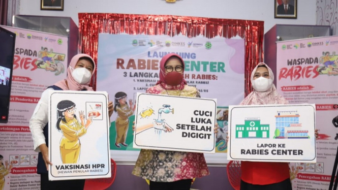 Launching Rabies Center di Cianjur