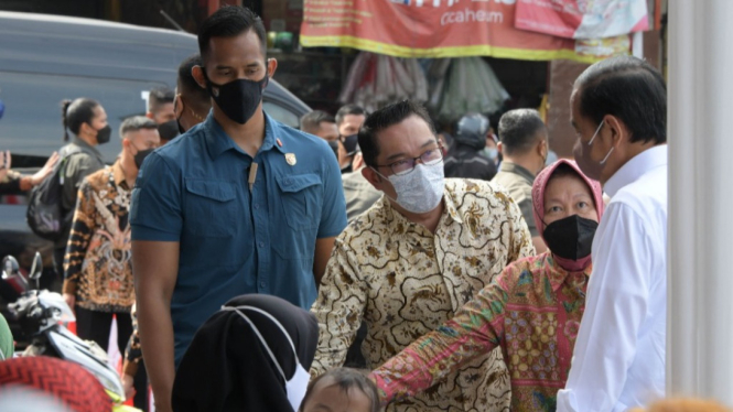 Ridwan Kamil Dampingi Jokowi di Bandung