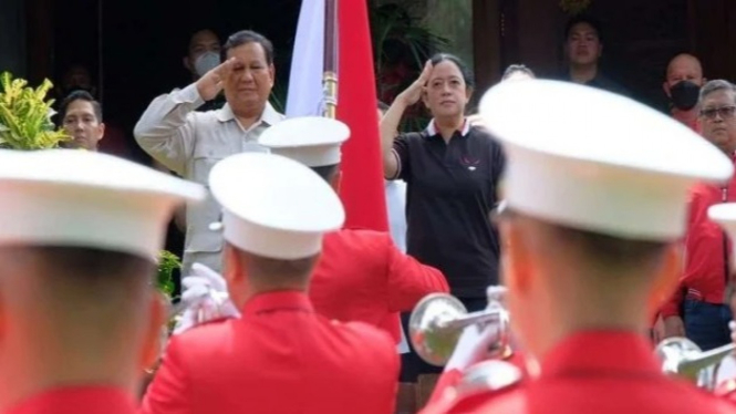 Ketua DPP PDIP Puan Maharani temui Ketua Umum Partai Gerindra.