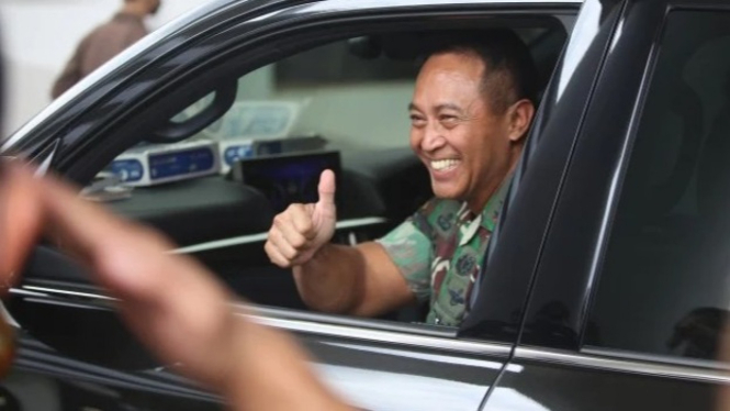 Panglima TNI Andika Perkasa di DPR