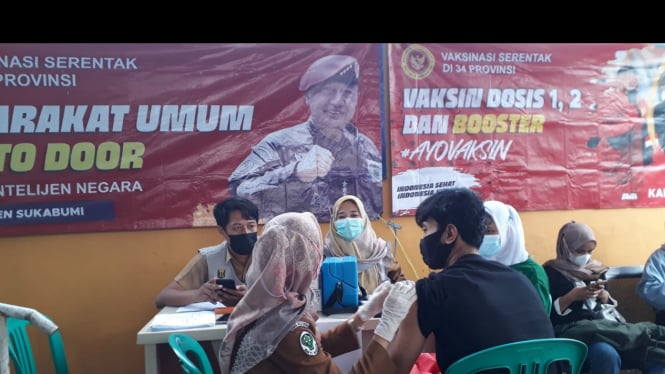 Vaksinasi di Kabupaten Sukabumi