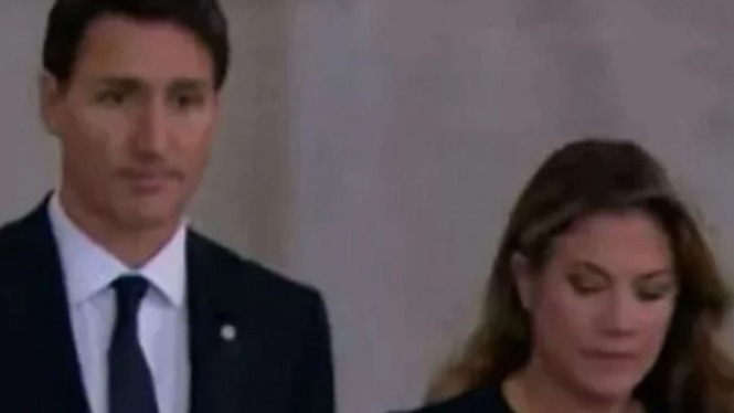 PM Kanada Justin Trudeau dan istrinya, Sophie