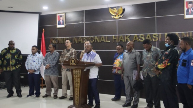 Koalisi Rakyat Papua berada di Komnas HAM