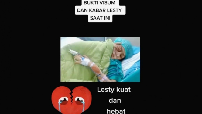 Beredar video bukti visum dan foto kondisi Lesti Kejora