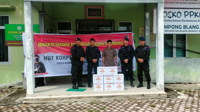 Brimob Polda Aceh salurkan bantuan