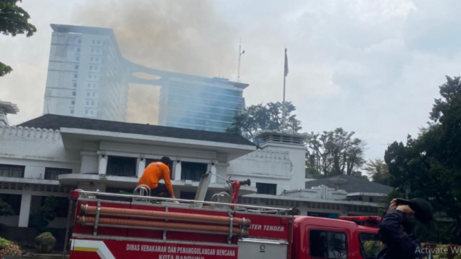 Balaikota Bandung Kebakaran